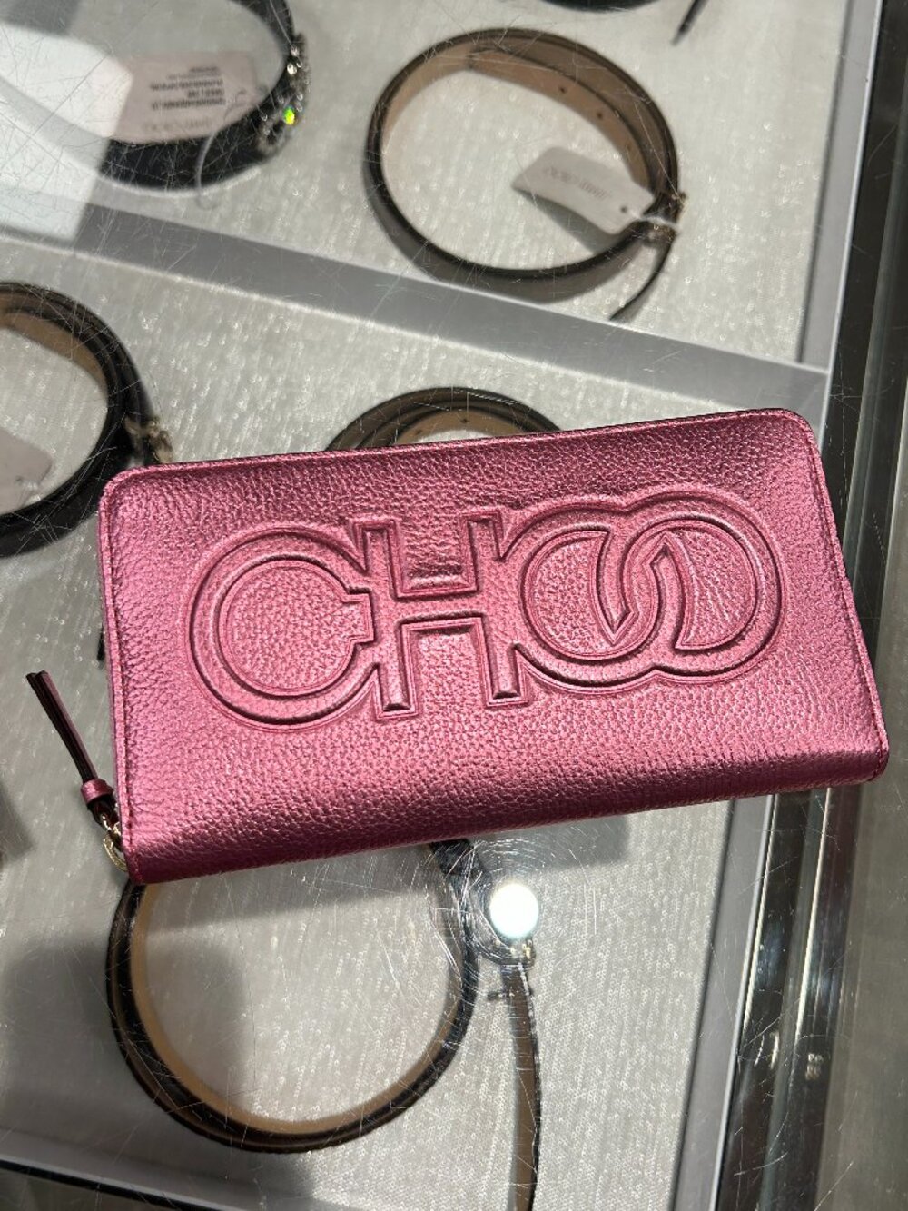 NWT Jimmy Choo Bettina Leather Continental Wallet